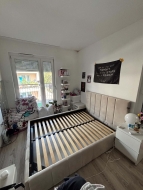140x200 francia�gy, magas h�tt�mla, �gyr�cs, matrac kompletten